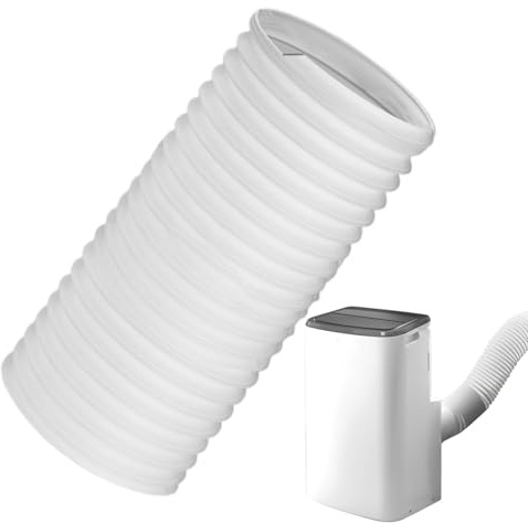Manguera de CA portátil, conducto flexible de aire acondicionado, manguera de ventilación de repuesto para el hogar, habitación, habitación, ventana, refrigeración, calefacción, ventilación