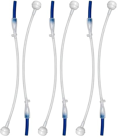 Générique Adjustable Spray Bottle Adapter - 360° Rotating Nozzle 6 Pieces, Spray Top with Angled Design for Bottle Cleaning, Automotive Painting, Aquatic