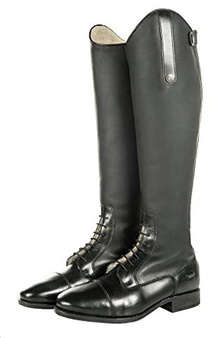 HKM Unisex Kinder Sevilla Teddy Reitstiefel, 9100 Schwarz, 34 EU