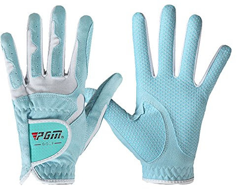 PGM Golfhandschuhe für Damen, verbesserte Griffigkeit, kühl und bequem, 4 Farboptionen, Größe S, Blau, 1 Paar