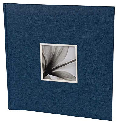 Dörr Unitex Photo Album in 34 x 34 cm 40 Cream Pages Jumbo Book Album Photo Book: Colour: Blue