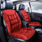 1pcs Auto Sitzauflage aus Plüsch,Bequem und atmungsaktiv Universal Auto Vordersitz (Rot)