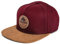 Blackskies® Pathfinder Snapback Cap | Schirm Unisex Premium Baseball Mütze Kappe Basecap Verstellbar One Size - Weinrot Beige