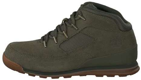 Timberland Herren Euro Rock Heritage L/F Basic Stiefel, Dark Green Suede, 43 EU