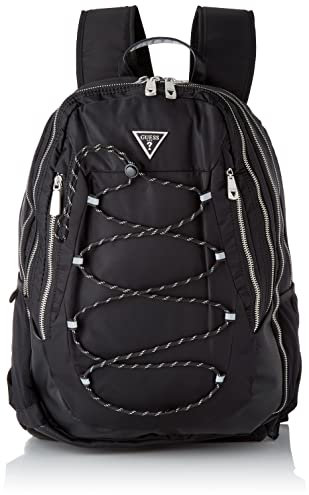 Guess Herren Certosa Nyln SMRT Mlft Bckpck Tasche, Schwarz