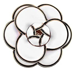 Gimiro Broche pour femme, camélia, strass, perles, roses, épinglette, pour robe blazer, accessoire de mode de mariage, Métal