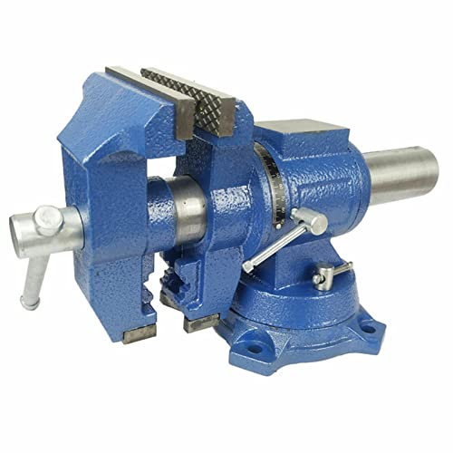 vinnyooc Morsa da 5 pollici pesante a 360° piatto girevole da lavoro banco da lavoro 125 mm smerigliatrice piatta bacchette vizio banco multifunzione