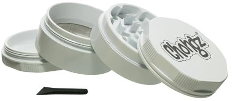 Chongz John Snow - Macinino per erbe in ceramica bianca, 4 pezzi, 52 mm