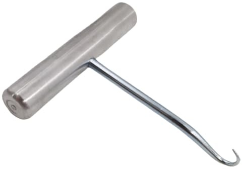 FUNOMOCYA Strumento Incordatura per Racchette da Tennis e Badminton Gancio Professionale per Macchina Stringer Accessorio Essenziale per Riparazione e Corde Utile per Squash Design