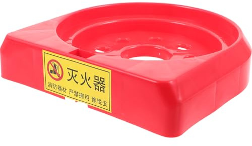 DIKACA Base Extincteur Plastique Stable pour Poudre Support Sol Robuste Rangement Coffre Voiture Compact et Pratique