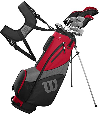 WILSON Golf Profile SGI Men's Complete Golf Set — Regular, Right Hand,Red (Regular)