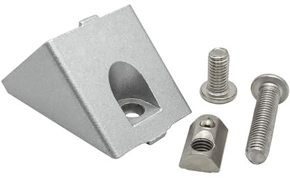 45 Grad Verbinder Stützverbinder Nut 8 für Aluprofil 40-er - 1 Stück