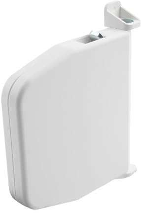 Jalousiene® Belt Winder Surface-Mounted White with Hinge System without Strap for Roller Shutters