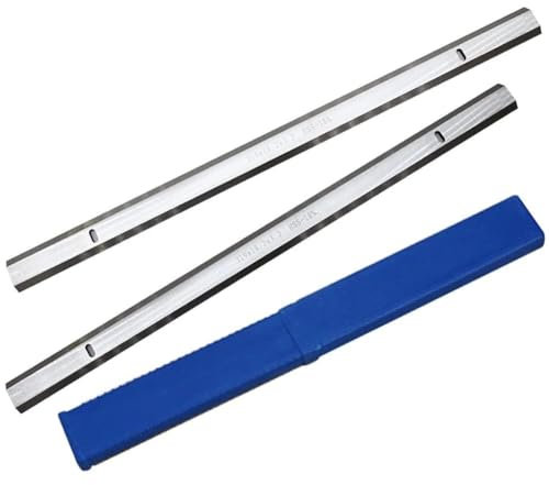 XWTOOL 2 pièces Couteaux à Lame de Rabot à Double Tranchant HSS 319x18.2x3.2mm for Jet JWP-12 c0bra g_m_c Ry0bi AP13 MA1931 CT-340