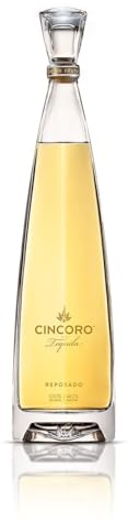Tequila CINCORO Reposado 100% Agave Blu Weber 70cl in Cofanetto