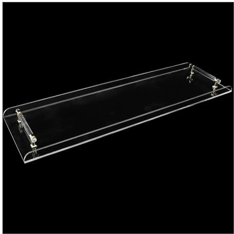 Divisor de bandeja extensible en el baño, estante de vino, estante de almacenamiento para tina, bandeja de bañera transparente, estante de almacenamiento multifuncional para baño, bandeja de