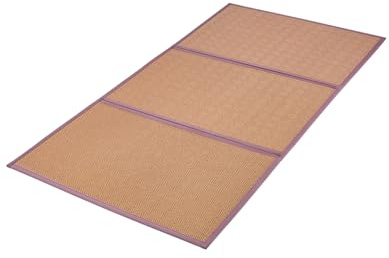 VEVOR Japanese Tatami Mat, Twin XL - 39'' x 80'' Foldable Handwoven Rattan Tatami Mat, Non-Slip & Easily Cleaned Tatami Mattress, Summer Breathable Tatami for Sleeping, Meditation, Yoga