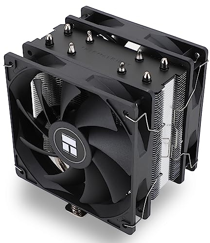 TR Assassin X 120R SE PLUS CPU Cooler, 4×6mm Heat Pipes,120mm PWM Quiet Fans CPU Air Cooler with S-FDB Bearing, AGHP Technology,for AMD AM4 AM5/Intel 1700/1150/1151/1200(AX120R SE PLUS)