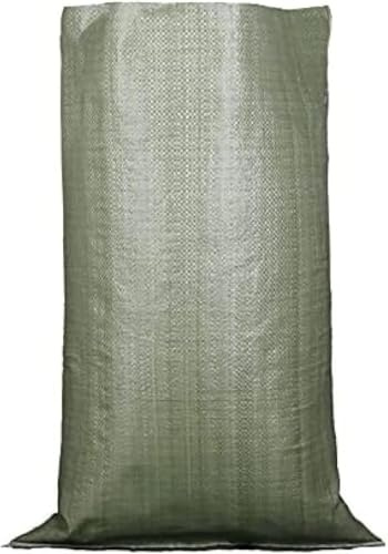 Sacchi di Sabbia per Inondazioni, Sacchi di Sabbia per Inondazioni di Sabbia, Sacchi di Sabbia Vuoti per Inondazioni Pesanti, Sacchi di Sabbia in Polipropilene Intrecciato Verde, Barriera C
