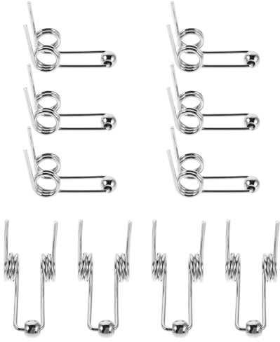 DECORNIJIA Molle Di Torsione Metalliche Per Ferro Arricciacapelli 10 Pezzi 24mm Resistenti Al Calore Elastiche Per Styling Fai Da Te Accessori Di Ricambio Per Arricciatura Chioma Quotidiana
