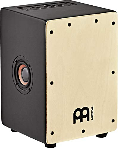 Meinl Mini Cajon Speaker – Bluetooth-högtalare av trä | med högtalare, AUX, USB och TF-kortplats, trådlöst stöd, 5,75 x 8,75 x 5,75 tum, baltisk björk