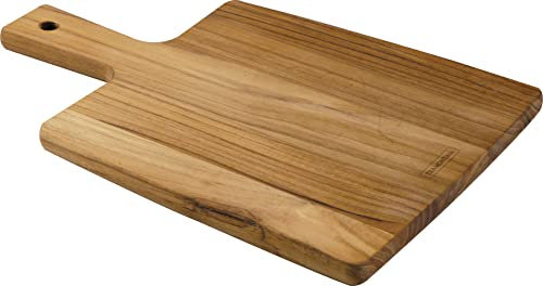 Tramontina Tagliere in legno di teak, 34 x 23 x 1,5 cm