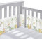Bettumrandung Babybett,Baby Nestchen Bettumrandung,Kopfumrandung Babybett,Atmungsaktive Krippenumrandung,Babybett Atmungsaktiver Kollisionsschutz,Nestchen für Kinderbetten,Babybett Umrandungen