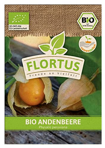 FLORTUS BIO Andenbeere | Andenbeerensamen | Obstsamen | Samen zur Anzucht für Garten, Balkon, Küche & Fensterbank