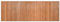 vidaXL Teppich, Bambusteppich Rechteckig, Bambusmatte rutschfest für Wohnzimmer, Läufer Küchenteppich Flurteppich, Modern, Natur 100x300cm Bambus