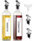 gmisun Ölflasche, 2 Packungen Essig Und Ölflaschen Set, 500ml Glas Klar Olivenöl Flasche, Ölspender Mit 2 Ausgussstopfen, Klarer Ölflasche Mit Ausgießer Für Küche, Kochen, Salate und Grillen Geeignet