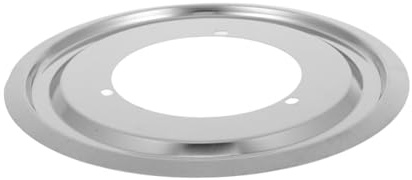 NUOBESTY Plateau à Eau à Poêle à Gaz Plateau à Bac D'égouttage Pour Cuisinière à Gaz Casseroles Rondes à Gaz Accessoires De Cuisine Casseroles à Gaz Silver Acier Inoxydable