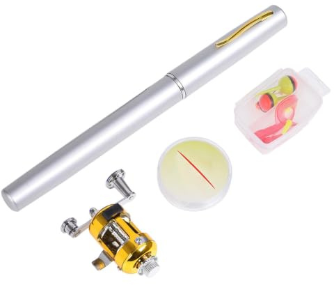 Pen Fishing Rod, Pen Rod Pocket fiskespö | Pocket fiskespö för , födelsedagar, helgdagar, andra speciella tillfällen