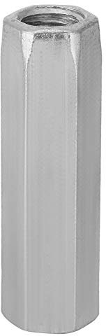 Écrou d'accouplement Hexagonal M10, écrou d'accouplement Hexagonal métrique en Acier au Carbone, écrou Hexagonal d'accouplement à Longue Tige plaqué Zinc, Paquet de