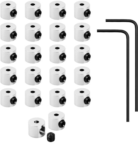 ZWWOGE 20pcs Pin Locks Keeper,Pin Backs con Llave,6x5mm Cierre de Pines+Llave Inglesa, Pasadores de Bloqueo Metal Pin Cierres Sujetadores,Cierre de Pasador para Joyería Broche Etiquetas de Nombre DIY