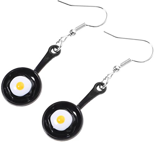 TOGEVAL Boucles Oreilles Pendantes Œuf Au Plat Créatives Et Amusantes Pour Femmes Cadeau De Cuisine