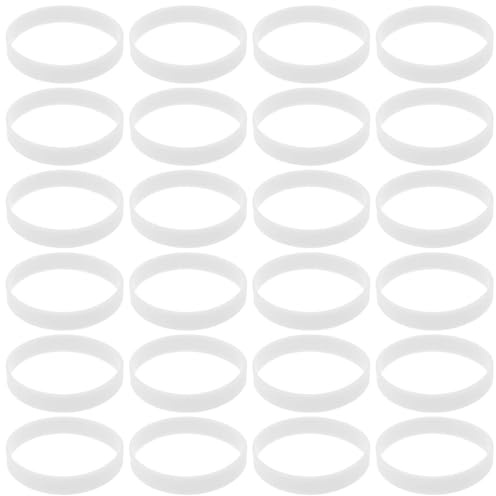ifundom 100 Braccialetti Luminosi in Silicone Fosforescenti per Braccialetti che Brillano al Buio per Feste e Corsa Notturna e Flessibili Confezione da 100 Pezzi