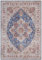 Nouristan Asmar Teppich – Wohnzimmerteppich Orient-Touch Detailiertes Muster Florales Kurflor Flachgewebe Teppich für Esszimmer, Wohnzimmer, Schlafzimmer – Jeansblau, 200x290cm