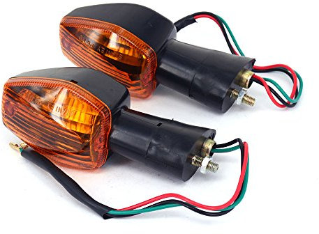 JFG RACING Indicatori Direzione Moto,Luci Indicatori Direzione Lampada Frecce Moto per moto Lampadine per CBR600RR 2003-2006 CBR1000RR 2004-2007 Lampada Lampeggiante Doppia Sportiva