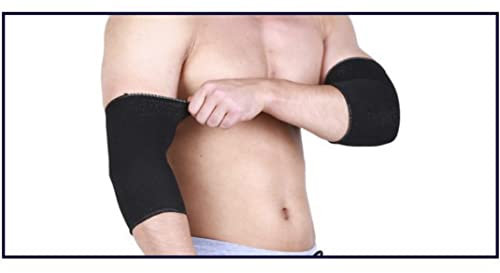 Coppia di gomitiere elastiche modello avanzato, 2X gomitiere premium per alleviare epicondilite, indicato per giocatori di padel, tennis, golf, e sportivi in genere.