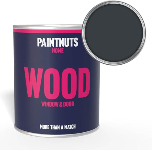 Paintnuts Wood Window & Door Paint - RAL-7016 - ANTHRACITE GREY Matt 500ml Tin