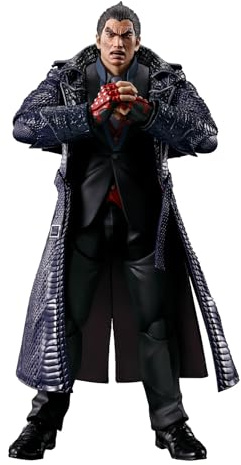 Tekken statyett S.H. Figuarts Kazuya Mishima (Tekken 8) 15 cm, BTN66131-9 | Tekken 15 cm actionfigur S.H. Figuarts - Kazuya Mishima