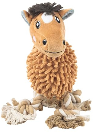 Webbox Peanut the Pony Cuddle Noodle Dog Toy - Plush, Squeaky & Super Soft