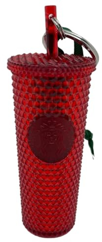 Starbucks Ornament Tumbler Nyckelring Kopp, Röd, en storlek
