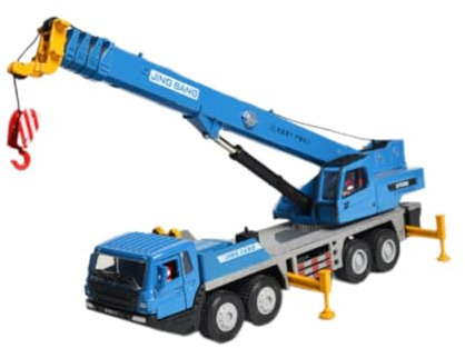 TTETTZ Baufahrzeug Kran LKW Modell für Kinder Ab 3 Jahren, Blau