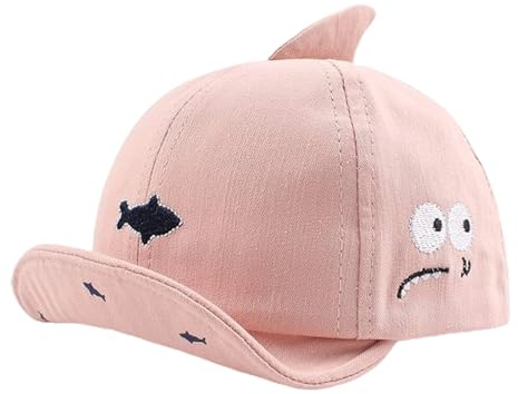 Fonyiunce Cappello da Baseball in Cotone per Neonato, Cappellino con Visiera Neonato, Cappellino Baseball, Berretto da 3 a 12 Mesi, con protezione UV, Misura Regolabile Cappelli Estivi per Ragazzi Rag