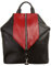Cluty Rucksack Echt Leder Damen | Made in Italy, Daypack, Citybag mit Reißverschluss, Schultertasche aus Leder | 020457