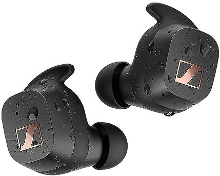 Sennheiser Auriculares intrauditivos True Wireless Bluetooth - música y llamadas con acústica adaptable, aislamiento de ruido, controles táctiles, batería IP54