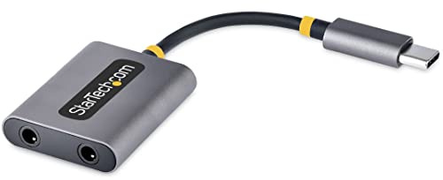 USBC-AUDIO-SPLITTER Usb-c Headphone Splitter - Adap Usb C To Dual 3.5mm Audio Adapter