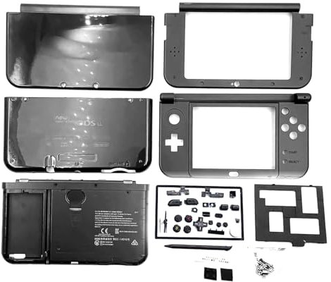 Valley Of The Sun 3DSLL Ersatzgehäuse für New3DS XL/LL, 3DSXL, Konsole - DIY Japan Edition Ober- und Untere Rückseite, Frontplatte, 2-teiliges Set