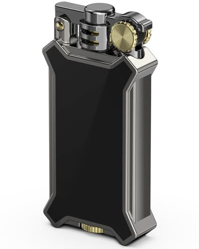 Vintage Petrol Lighter, Metal Flip Lighters for men, Cool Trench Lighter Gifts for Men, without Petrol